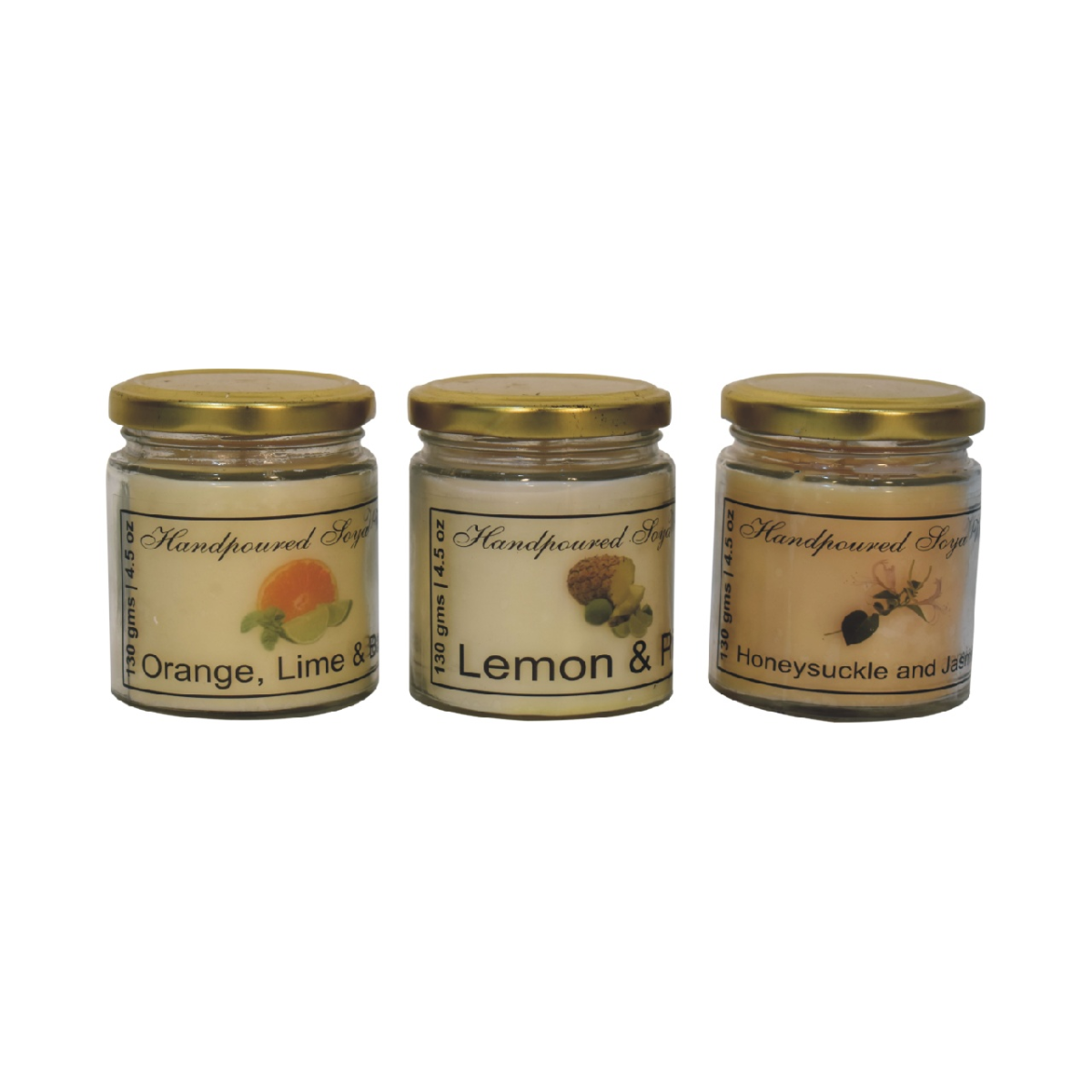 Artisan Furniture Candle Gift Set of 3 (Fruit)