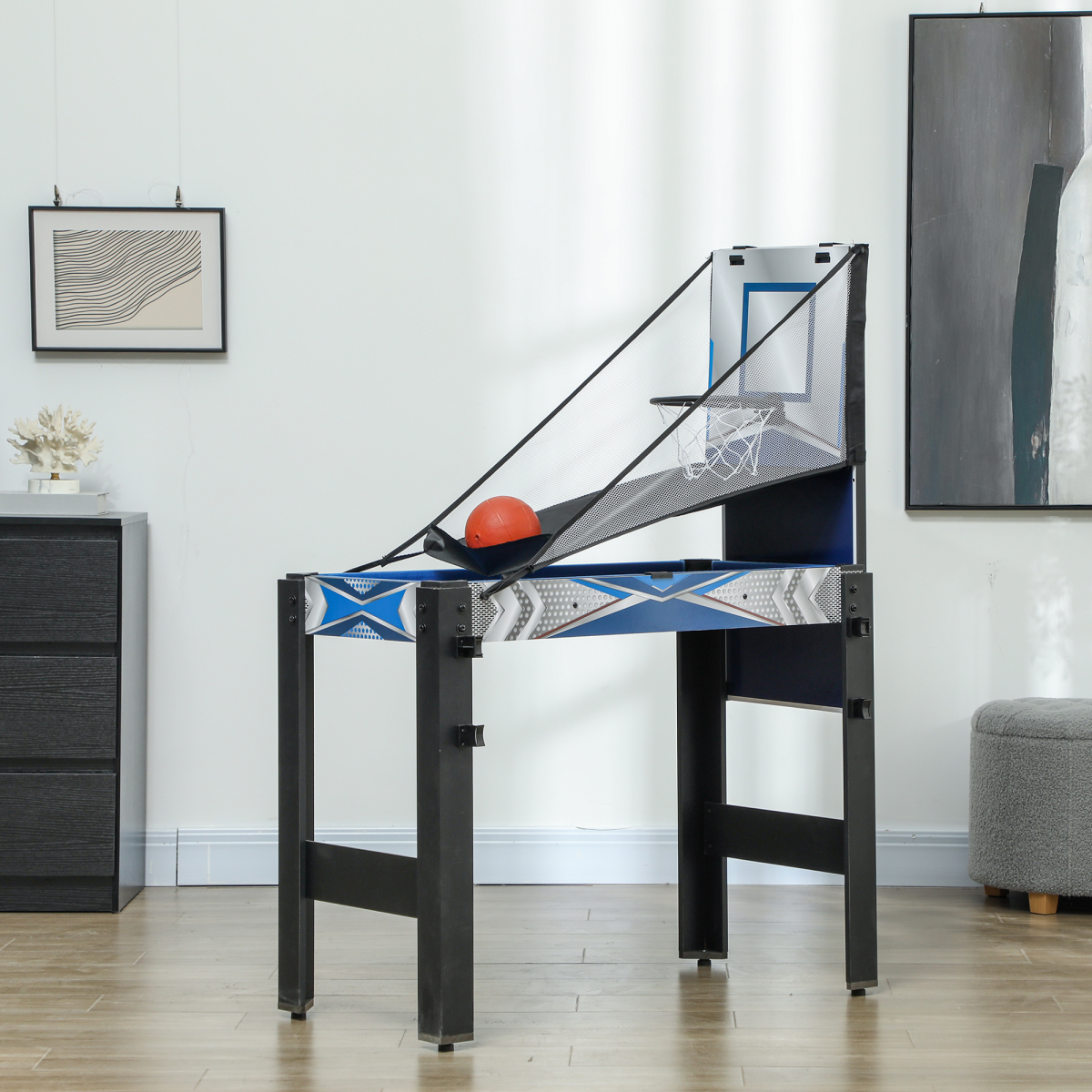 Multi Games Table Combo Sports Game Table for Kids, Blue