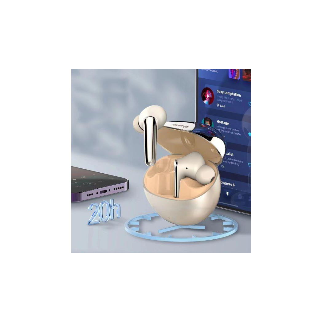 Rose Pearl Fidelity Wireless Earbuds