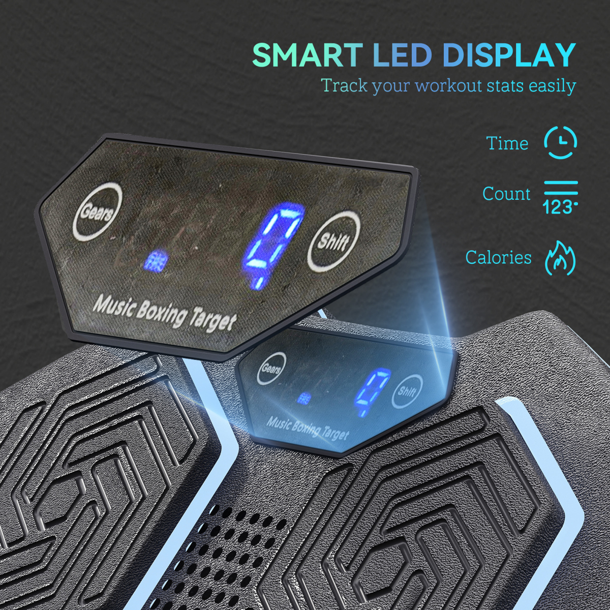 Music Boxing Machine with Bluetooth Connection and LED Light