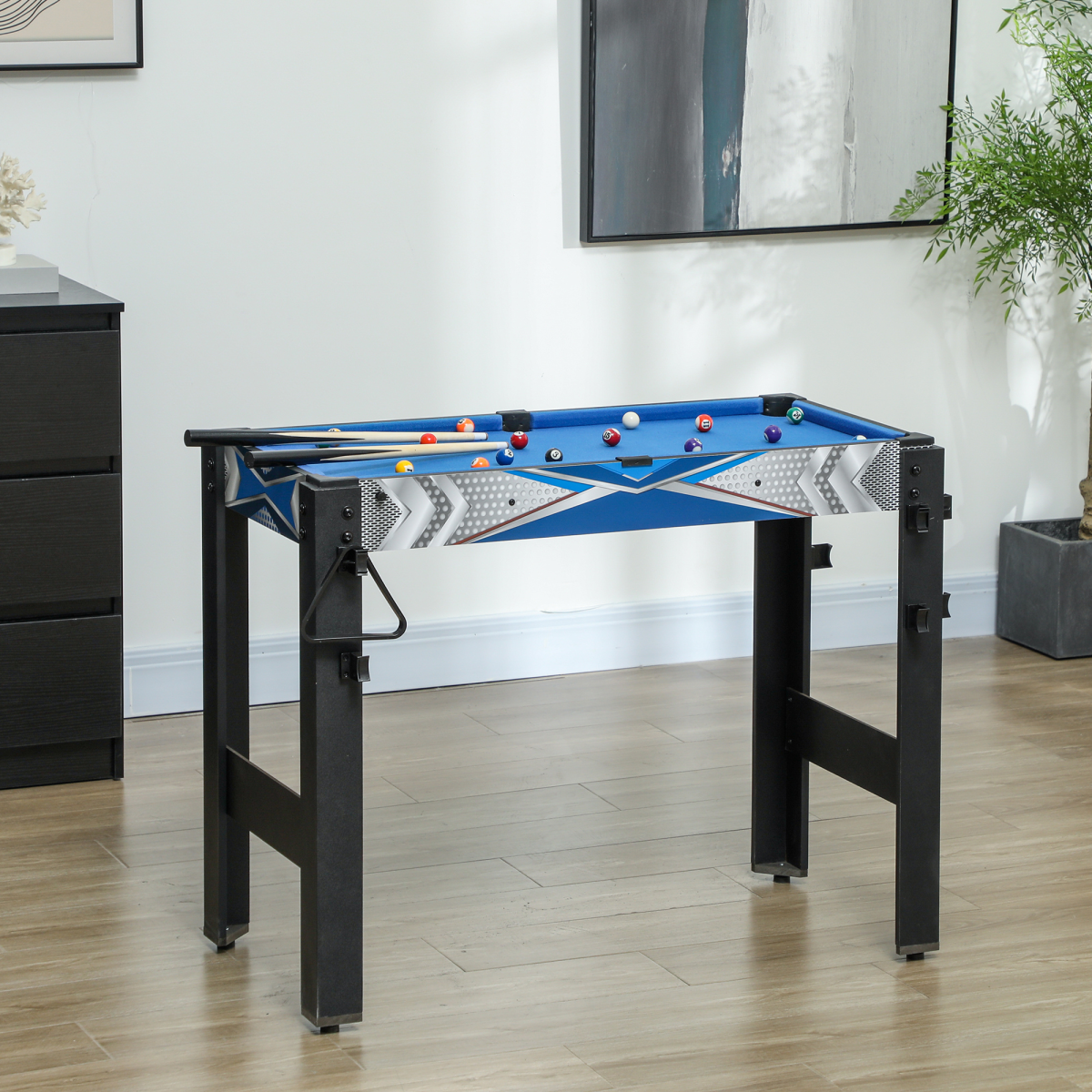 Multi Games Table Combo Sports Game Table for Kids, Blue