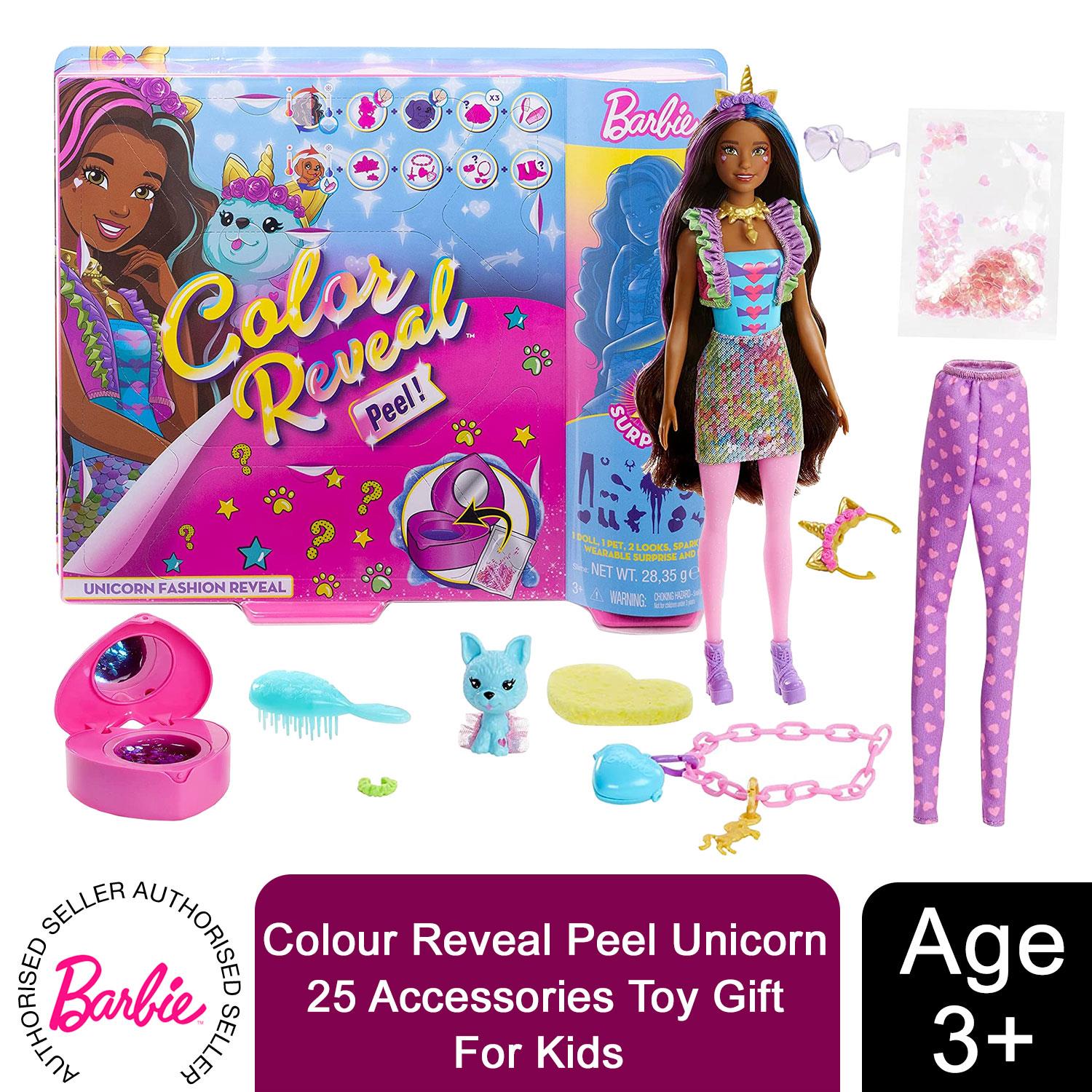 Barbie Unicorn Doll with 25 Accessories