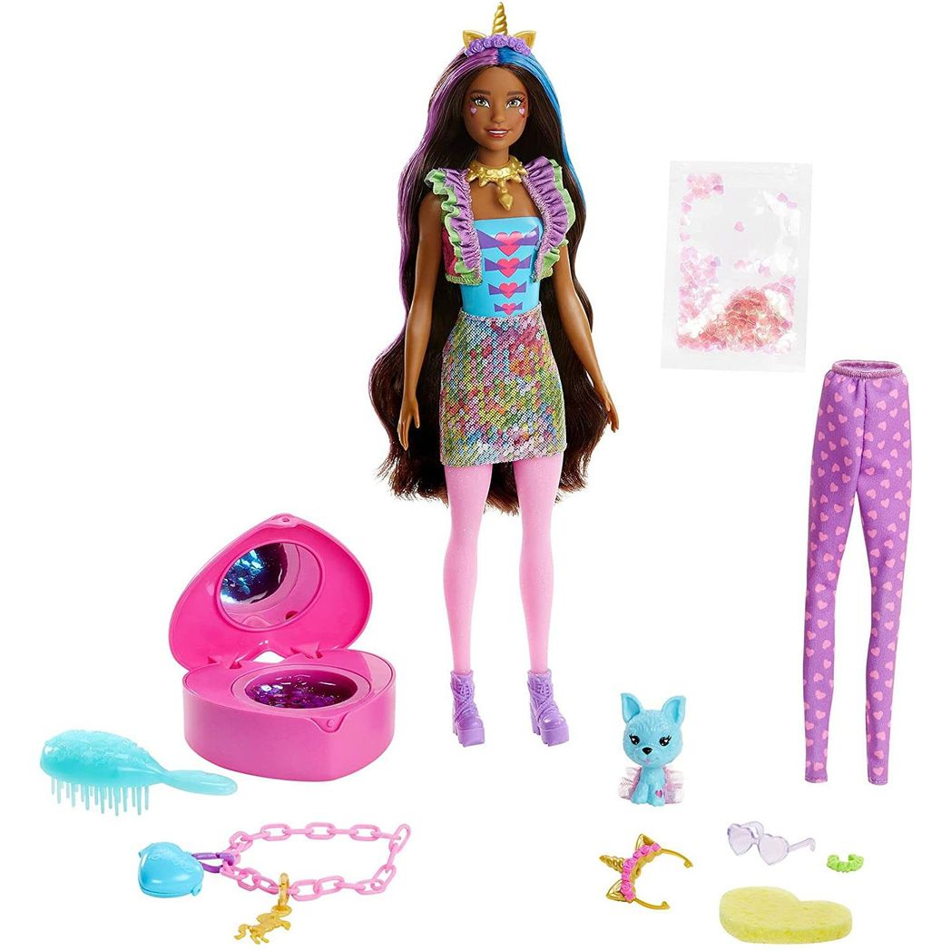Barbie Unicorn Doll with 25 Accessories