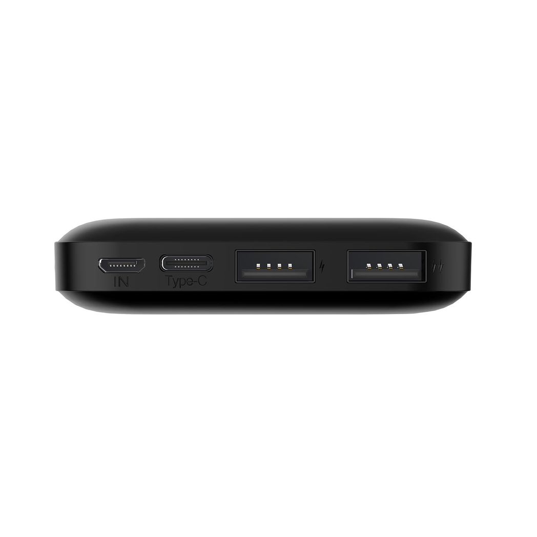 Powerbank with Type-C 3A Output, Black