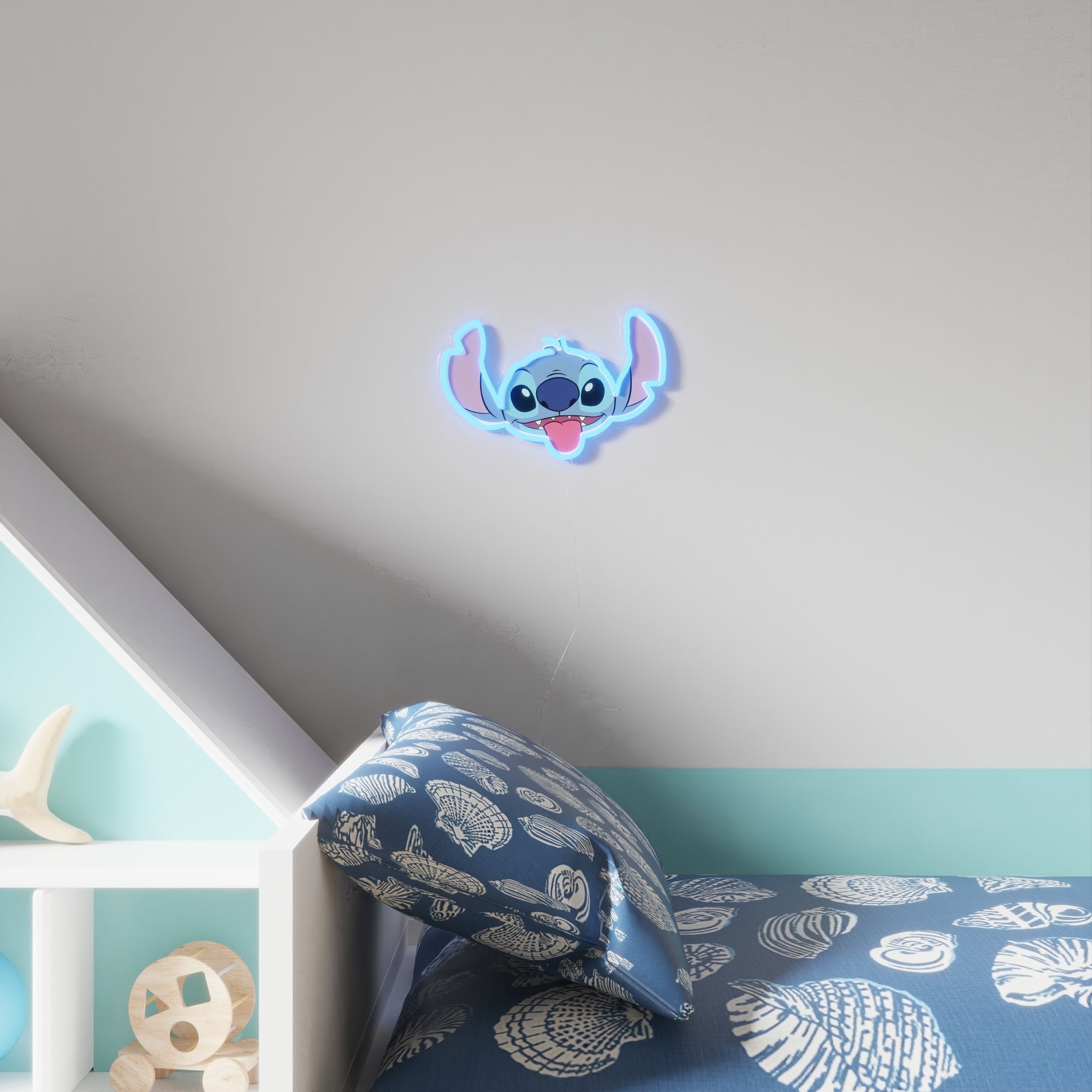 LILO & STITCH NEON FACE WALL LIGHT