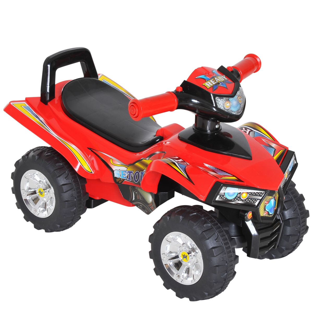 Ride On Quads Boys Girls LED Lights Horn Music Toys 4 Wheels