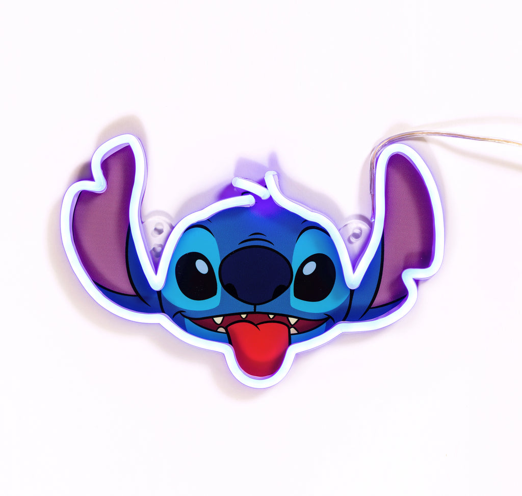 LILO & STITCH NEON FACE WALL LIGHT