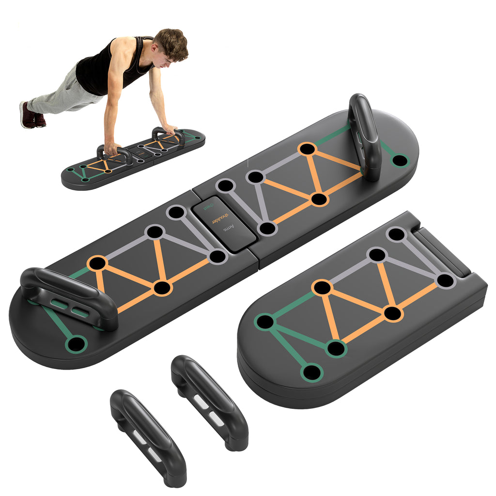 11-in-1 Foldable Push Up Board, Press Up Handles for Home Gym
