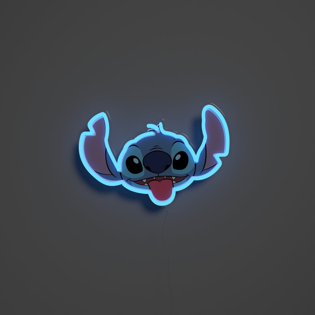 LILO & STITCH NEON FACE WALL LIGHT