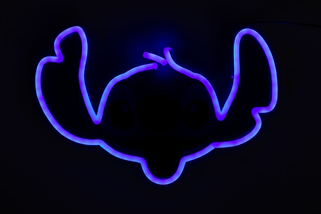 LILO & STITCH NEON FACE WALL LIGHT