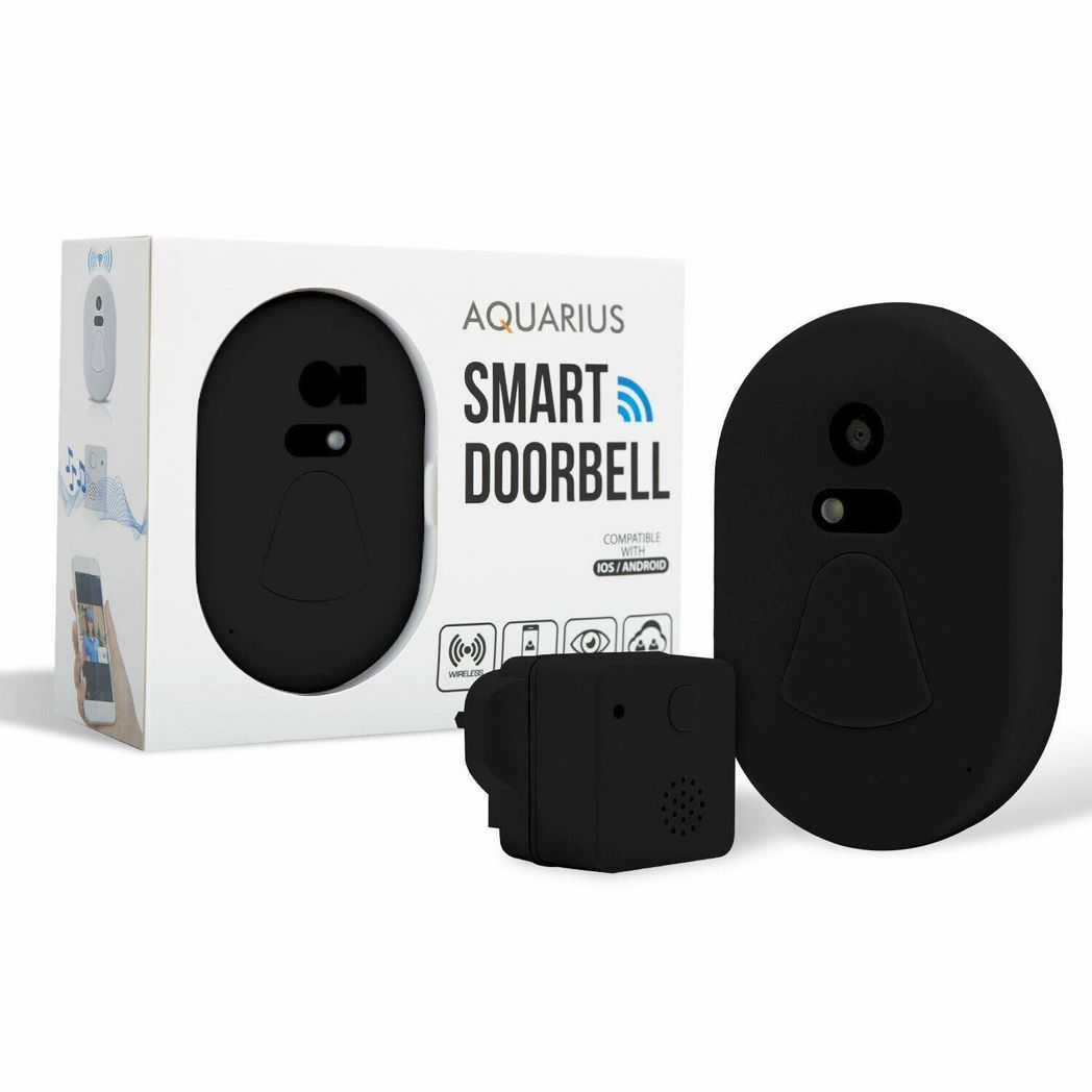 Wifi Wireless Smart Camera Doorbell[Black]