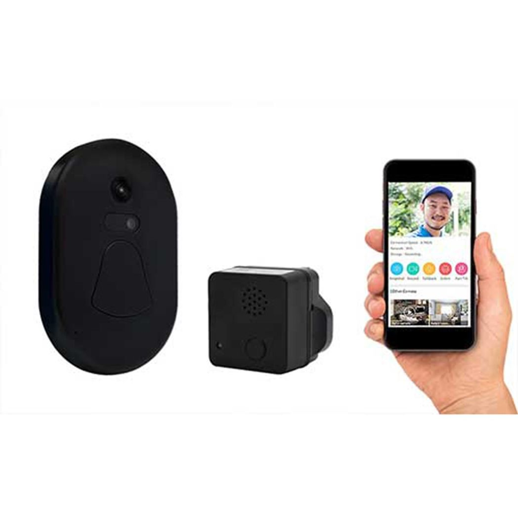 Wifi Wireless Smart Camera Doorbell[Black]
